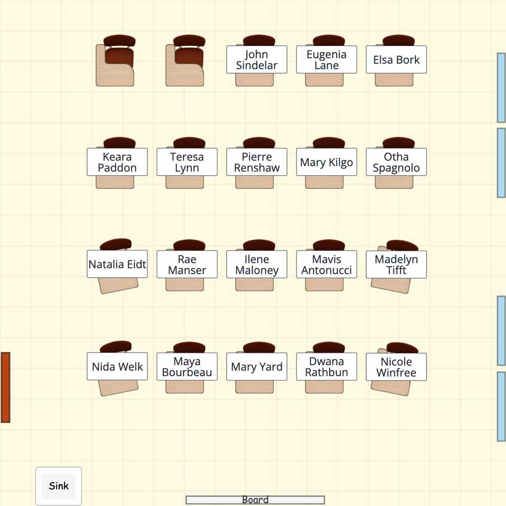 Seating Chart Maker | Generate Classroom Seating Plans