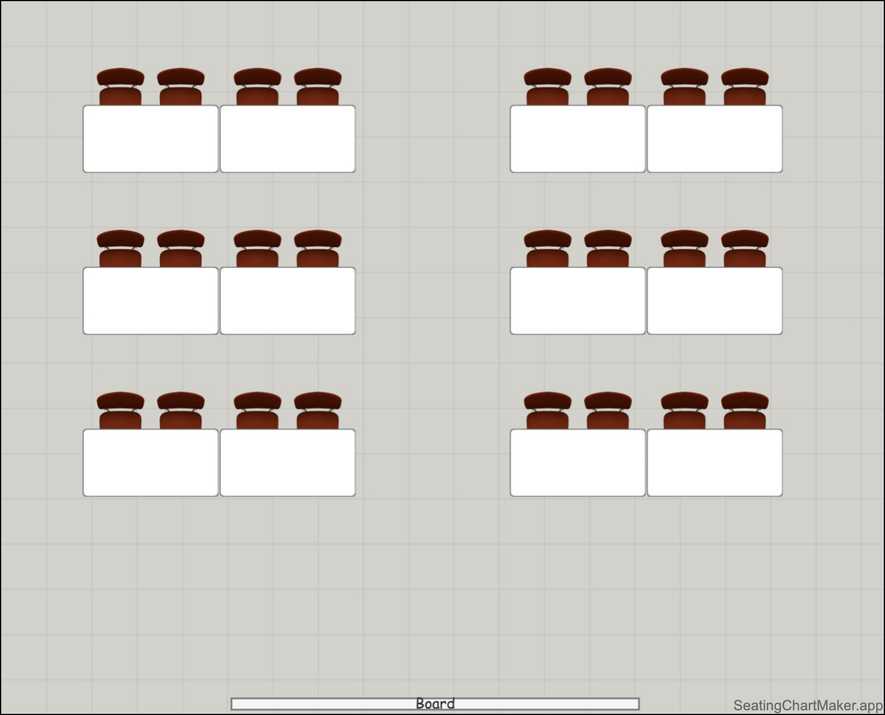 Classroom Seating Chart Templates (Editable)