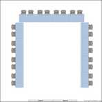 Seating chart template U shape 24 seats